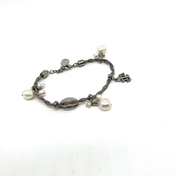 Ralph Lauren Silver 8” Charm Bracelet Gorgeous - Picture 2 of 3